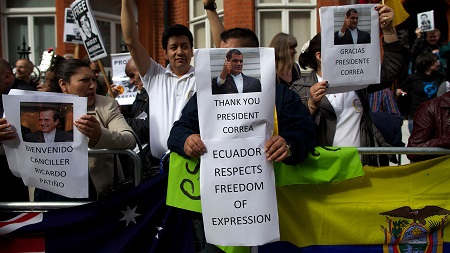 Assange days in ecuadorian embassy