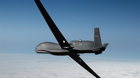 Flight of US drone